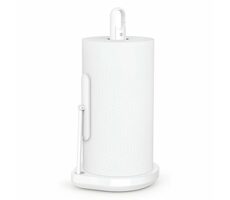 Simplehuman Zásobník papírových utěrek + pumpička na čisticí přípravek bílá / 177 ml