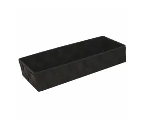 Compactor TEX - košík L čokoládová / Úložný organizér do zásuvky / 30 x 12 x 7 cm 