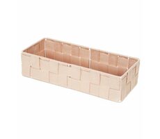 Compactor TEX - košík L růžová / Úložný organizér do zásuvky / 30 x 12 x 7 cm 