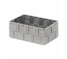 Compactor TEX - košík M šedá / Úložný organizér do zásuvky / 18 x 12 x 7 cm