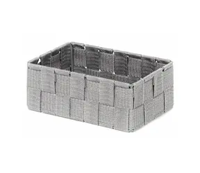 Compactor TEX - košík M šedá / Úložný organizér do zásuvky / 18 x 12 x 7 cm