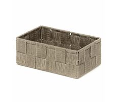 Compactor TEX - košík M Taupe (šedo-béžová) / Úložný organizér do zásuvky / 18 x 12 x 7 cm