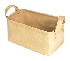 Compactor Basket Ecologic béžová / Úložný košík s dvěma držadly / 28 x 18 x 13 cm