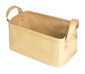 Compactor Basket Ecologic béžová / Úložný košík s dvěma držadly / 28 x 18 x 13 cm