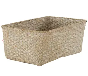 Compactor KITO béžová / Úložný košík - ručně pletený / 30 x 20 x 13 cm
