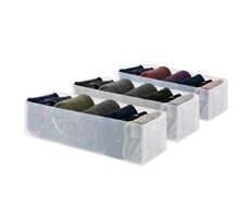 Compactor Optimo Set 3 ks malých transparentních organizérů / 30 x 10.5 x 8 cm