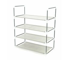 Compactor Salome Čtyřpatrový botník na 12 párů bot plast / 58.5 x 29.5 x 70.5 cm