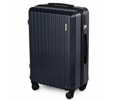 Compactor Hybrid Luggage L Vacuum System Cestovní kufr tmavě modrá / 46.5 x 26 x 68 cm