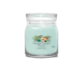 Yankee Candle Aloe & Agave Signature střední sklenice 368g / doba hoření až: 50h