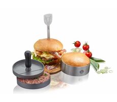 Gefu BBQ Sada na burgery 3-dílná / hliník a ocel 