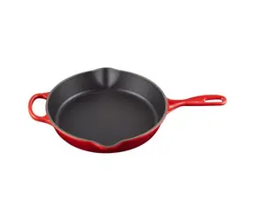 Le Creuset Vysoká pánev na smažení 26 cm červená