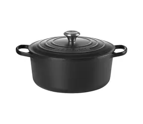 Le Creuset Signature Hrnec s poklicí 22 cm černá