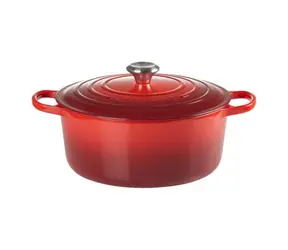 Le Creuset Signature Hrnec s poklicí 24 cm červená