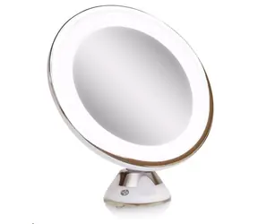 RIO Multi-Use LED Makeup Mirror / Kosmetické zrcadlo / 5x zvětšení / LED osvětlení