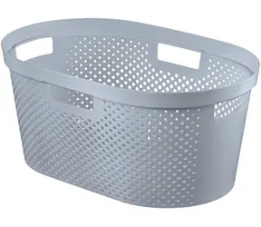 Curver Infinity Dots Koš na prádlo 40 l šedá