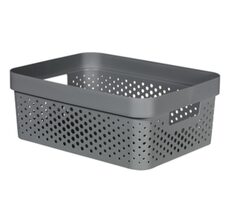 Curver Infinity Dots Úložný box 11 l šedá / 36 x 27 x 14 cm