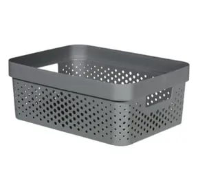 Curver Infinity Dots Úložný box 11 l šedá / 36 x 27 x 14 cm