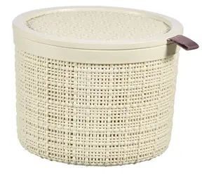 Curver Jute Kulatý box 2 l béžová / 17 x 17 x 13 cm