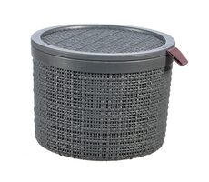 Curver Jute Kulatý box 2 l šedá / 17 x 17 x 13 cm