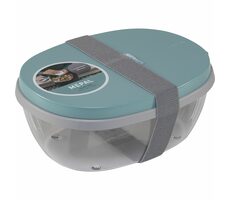 Mepal Salad Box Ellipse zelená / Svačinový box / 1.9 l