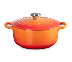 Le Creuset Signature Hrnec s poklicí 20 cm oranžová