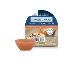 Yankee Candle Pumpkin Cinnamon Swirl vonný vosk do aromalampy 22g / doba hoření až: 8 h