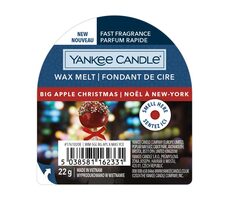 Yankee Candle Big Apple Christmas vonný vosk do aromalampy 22g / doba hoření až: 8 h
