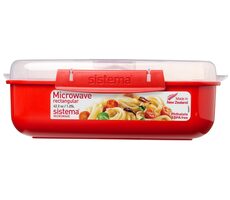 Sistema Microwave Krabička na ohřev jídla 1.25 l červená