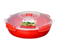 Sistema Microwave Kulatá miska pro skladování a ohřívání jídla 1.29 l červená