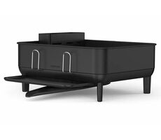 Simplehuman Compact Odkapávač na nádobí černá / rám z černé oceli / plast FPP