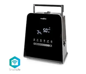Nedis Zvlhčovač SmartLife černá / 110 W / 5.5 l / Vlhkoměr / Časovač / Dálkové ovládání / Noční režim 