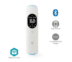 Nedis BTHTIR10WT bílá / Infračervený teploměr bílá / LED Displej / SmartLife 