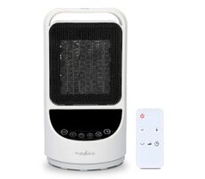 Nedis HTFA22WTW bílá / Keramické PTC topidlo / SmartLife / Wi-Fi / 1500 W / 10-49°C / Android & iOS 