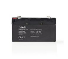 Nedis Dobíjecí olověný akumulátor / Olověné / Dobíjecí / 6 V / 1200 mAh