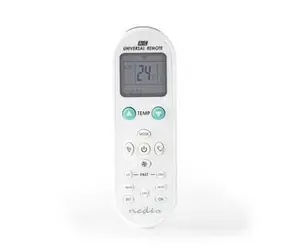 Nedis Univerzální dálkový ovladač pro klimatizace s dělenými jednotkami / Programovací funkce / 2x AAA&LR03