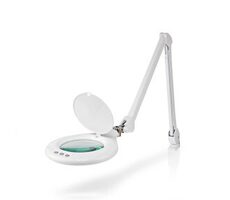 Nedis MAGL3WT / Zvětšovací stolní lampa bílá / Čočka: 3 Diopter / 6500 K / 10 W / 660 lm 