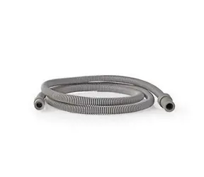 Nedis Vypouštěcí Hadice šedá / 8 mm / 10 mm / 1.50 m / Aplikace: Kondenzační sušička / Guma / Plast 
