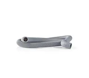 Nedis Vypouštěcí Hadice šedá / 22 mm / 19 mm / 0.5 Bar / 60 °C / 2.00 m / Aplikace: Myčka & Pračka 