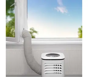 Nedis AC Window Seal bílá / Těsnění do oken pro klimatizaci / Zip 
