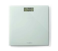 Nedis Osobní váha bílá / Digitální / Tvrzené sklo / nosnost: 150 kg