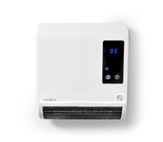 Nedis Koupelnové ohřívače bílá / 2000 W / Nastavitelný termostat / 2 Tepelné Režimy / IP22 / Dálkové ovládání 