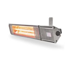 Nedis Ohřívač terasy / 2000 W / 9 Nastavení Teploty / Na zeď / IP65 / Hliník