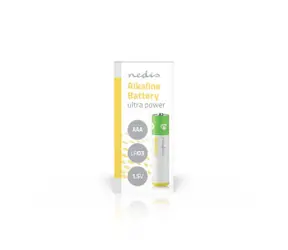 Nedis Alkalické baterie AAA / 1.5 V DC / 2-Balení