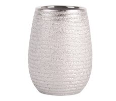 MSV OMAN kelímek na zubní kartáčky stříbrný