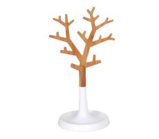 MSV OSLO držák na šperky ve tvaru stromu dřevo - plast