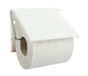MSV COVER ROLL držák na toaletní papír s krytem bílý / ocel