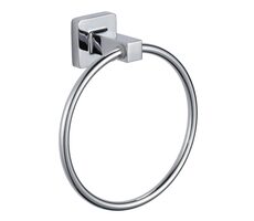 MSV LUCCA kruhový držák na ručníky chromovaný zinek