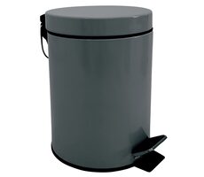 MSV UNIS pedálový odpadkový koš 3 L tmavě šedá  / ocel
