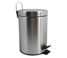 MSV pedálový odpadkový koš 3 L kartáčovaná nerez ocel