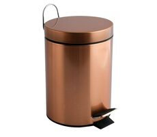 MSV pedálový odpadkový koš 3 L měděná / ocel